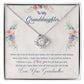 To My Granddaughter, This Old Woman Will Always Have Your Back - Love Knot Necklace - Glittering Heights