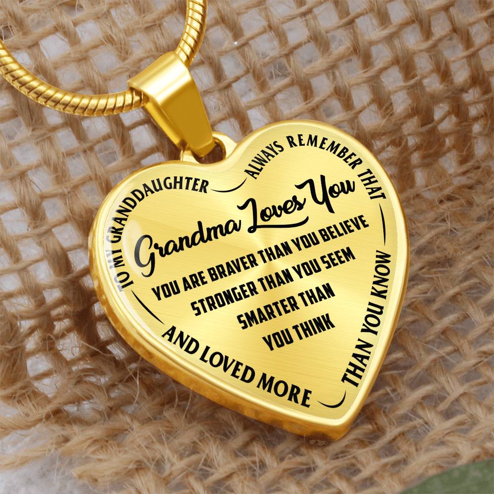 To My Granddaughter - You Are Braver, Stronger And Smarter Than You Think - Glittering Heights