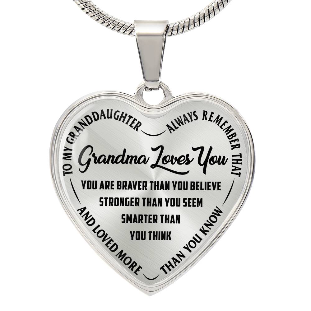 To My Granddaughter - You Are Braver, Stronger And Smarter Than You Think - Glittering Heights