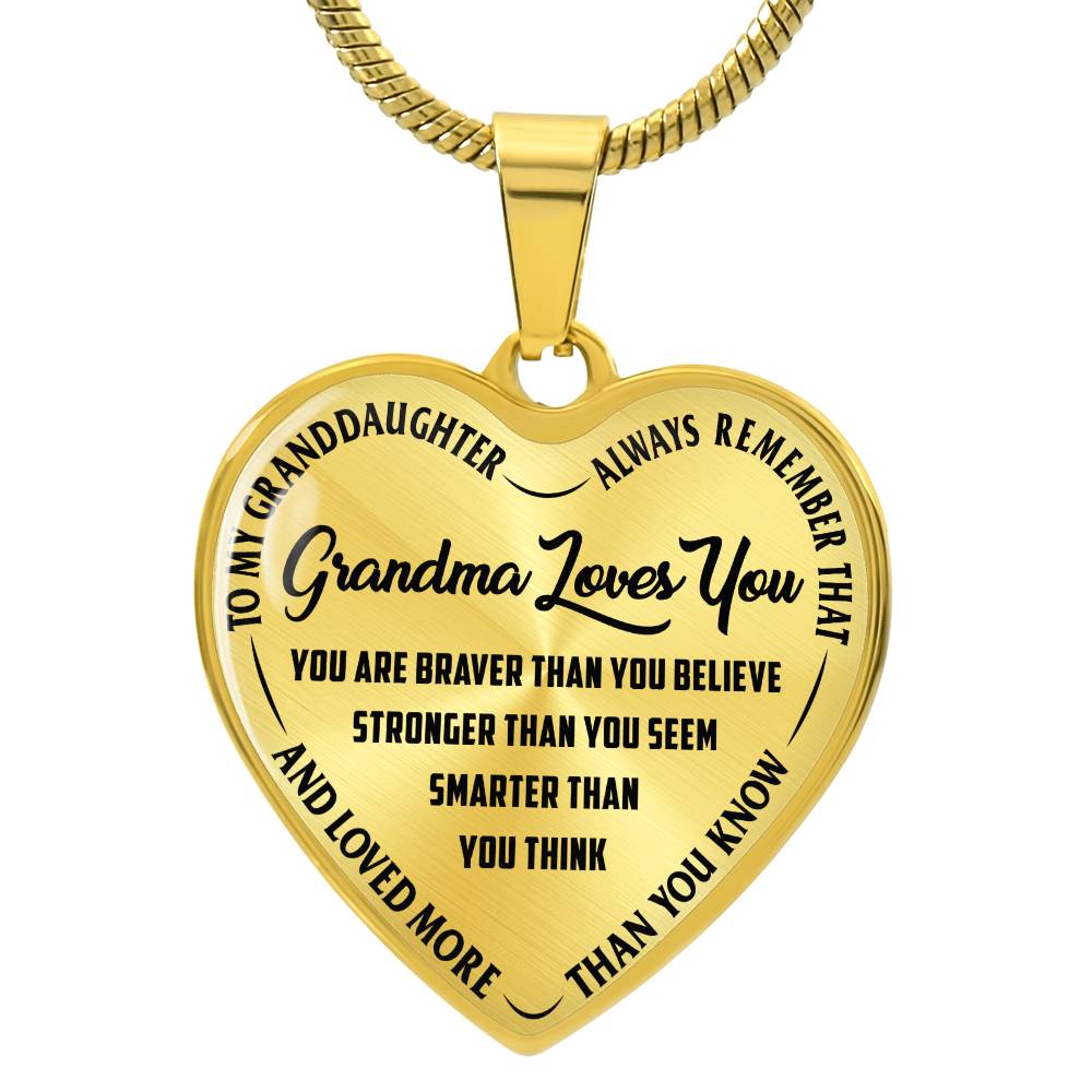 To My Granddaughter - You Are Braver, Stronger And Smarter Than You Think - Glittering Heights