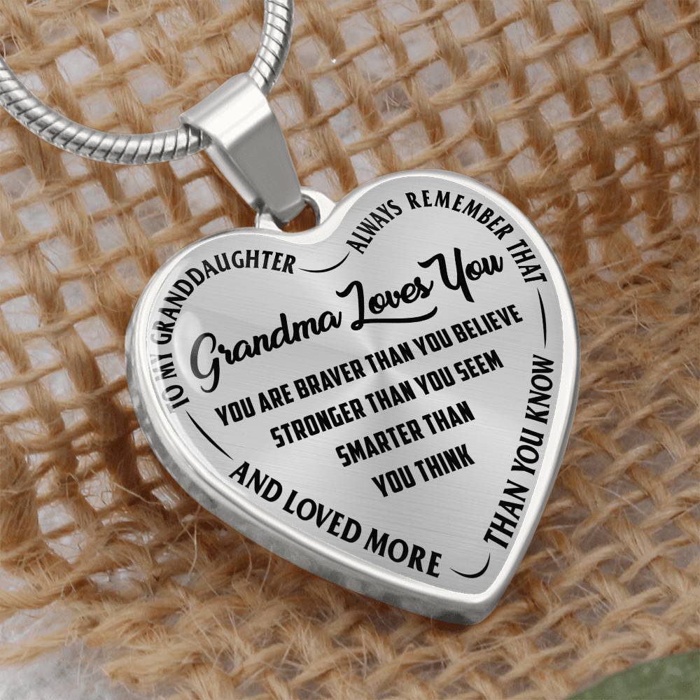 To My Granddaughter - You Are Braver, Stronger And Smarter Than You Think - Glittering Heights