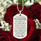 To My Husband - Never Forget That I Love You - Dog Tag Necklace - Glittering Heights