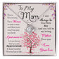 To My Mom, I Know Its Not Easy - Love Knot Necklace - Glittering Heights