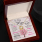 To My Mom, I Know Its Not Easy - Love Knot Necklace - Glittering Heights
