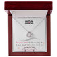 To My Mom, I Loved You My Whole Life - Love Knot Necklace - Glittering Heights