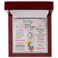 To My Mom, I Will Always Be Your Little Boy - Love Knot Necklace - Glittering Heights