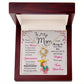 To My Mom, I Will Always Be Your Little Boy - Love Knot Necklace - Glittering Heights