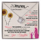 To My Mom, Thank You For Everything - Love Knot Necklace - Glittering Heights