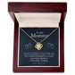 To My Mommy, Love From Your Tummy - Love Knot Necklace - Glittering Heights