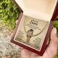 To My Son - Never Forget That I Love You - Cuban Link Chain - Glittering Heights