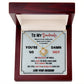 To My Soulmate - Damn Hot - Love Knot Necklace - Glittering Heights