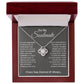 To My Soulmate, In Your Heart I Found My Love - Love Knot Necklace - Glittering Heights