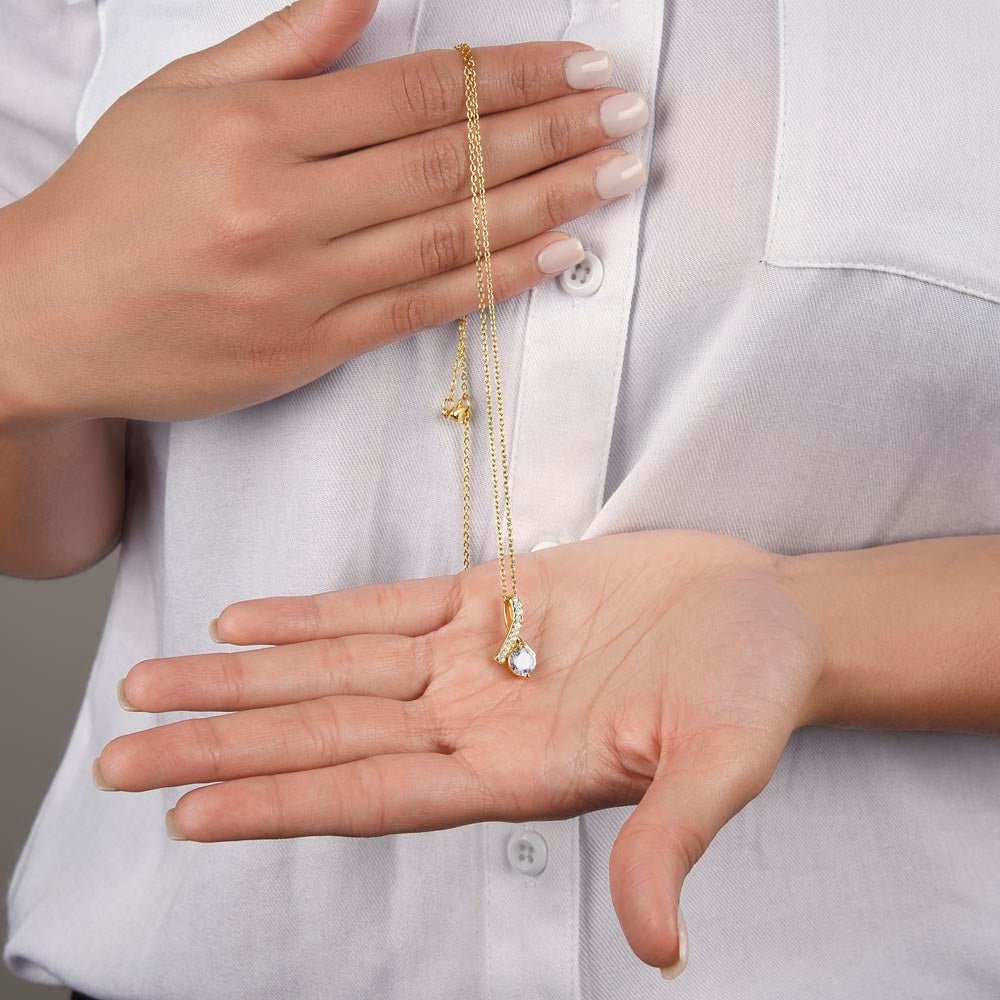 To My Soulmate - You're My Missing Part - Alluring Beauty Necklace - Glittering Heights