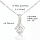 To My Soulmate - You're My Missing Part - Alluring Beauty Necklace - Glittering Heights