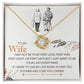 To My Wife, I Just Want To Be Your Last Everything - Love Knot Necklace - Glittering Heights