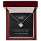 To My Wife, I Love You - Love Knot Necklace - Glittering Heights