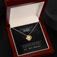 To My Wife, I Love You - Love Knot Necklace - Glittering Heights