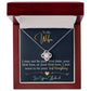 To My Wife, I Want To Be Your Everything - Love Knot Necklace - Glittering Heights