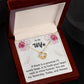 To My Wife - Mine Forever - Love Knot Necklace - Glittering Heights