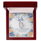 To My Wife - You're The Love Of My Life - Forever Love Necklace - Glittering Heights