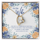 To My Wife - You're The Love Of My Life - Forever Love Necklace - Glittering Heights