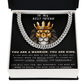 Unleash the Lion Within - Lion King Cuban Chain - Glittering Heights