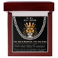 Unleash the Lion Within - Lion King Cuban Chain - Glittering Heights