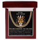 Unleash the Lion Within - Lion King Cuban Chain - Glittering Heights