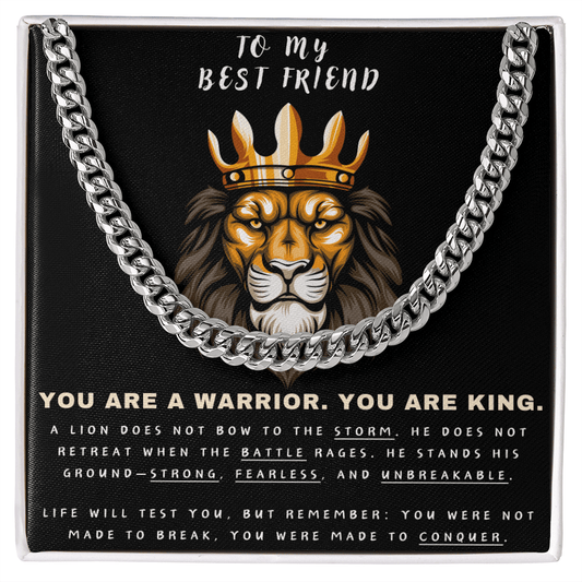 Unleash the Lion Within - Lion King Cuban Chain - Glittering Heights
