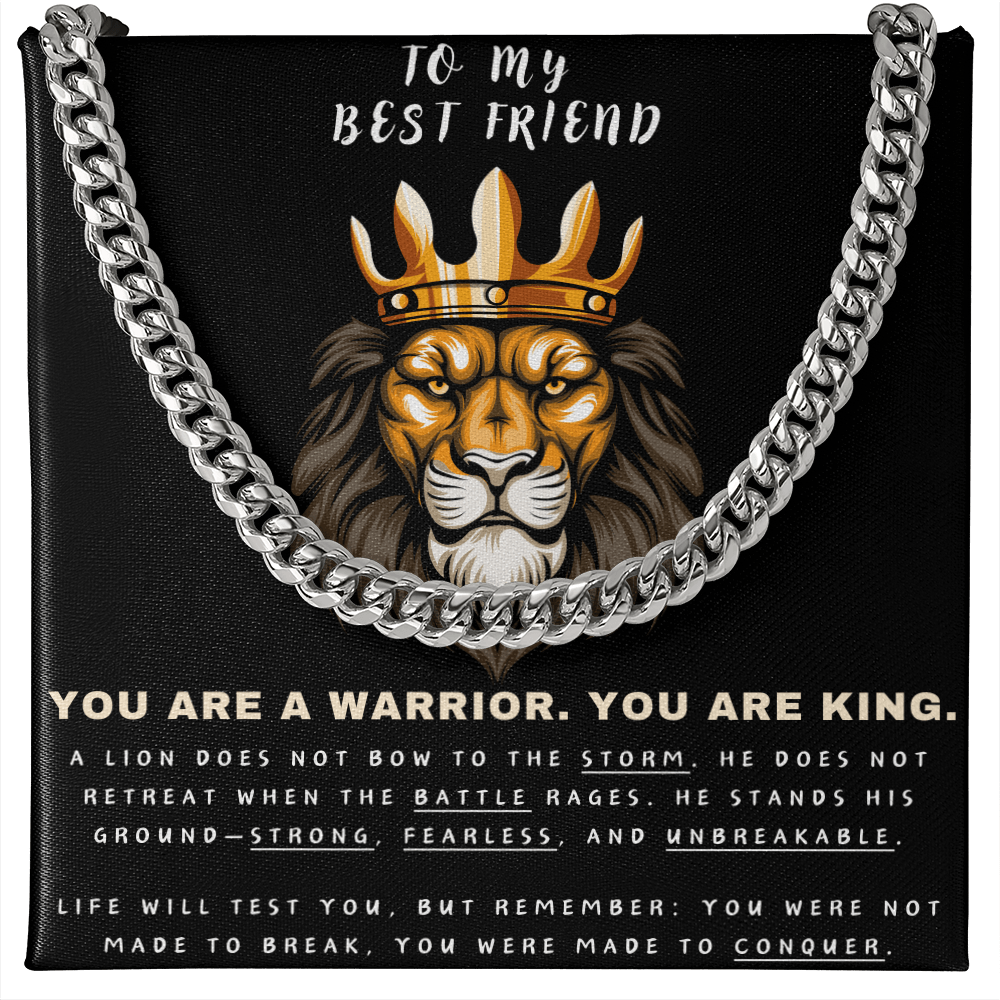 Unleash the Lion Within - Lion King Cuban Chain - Glittering Heights