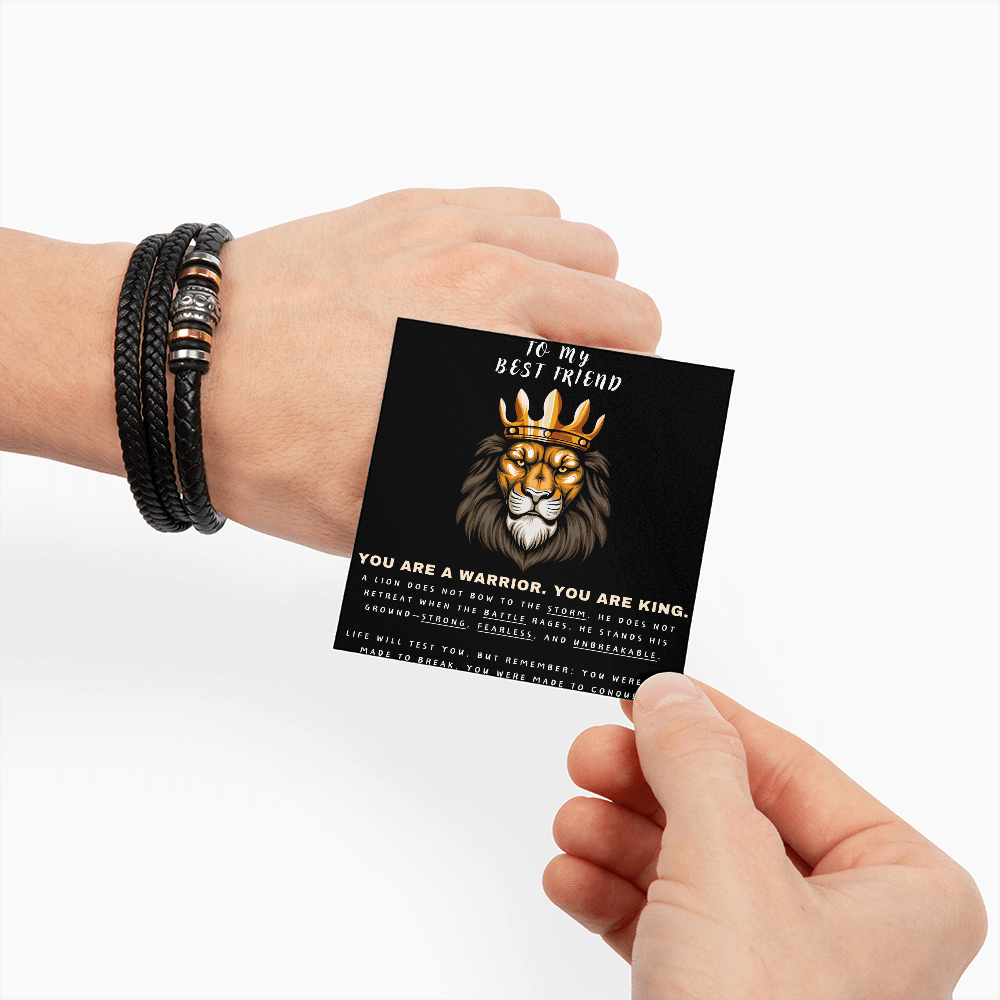 You Are A Warrior, You Are King - Love You Forever Bracelet - Glittering Heights