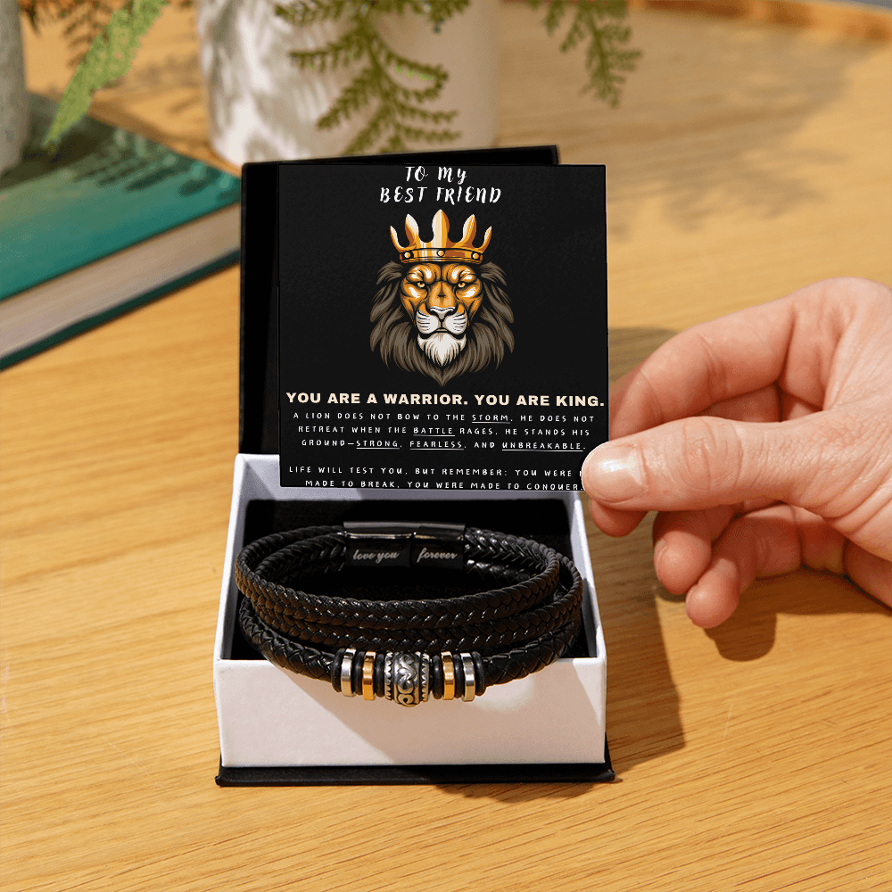 You Are A Warrior, You Are King - Love You Forever Bracelet - Glittering Heights