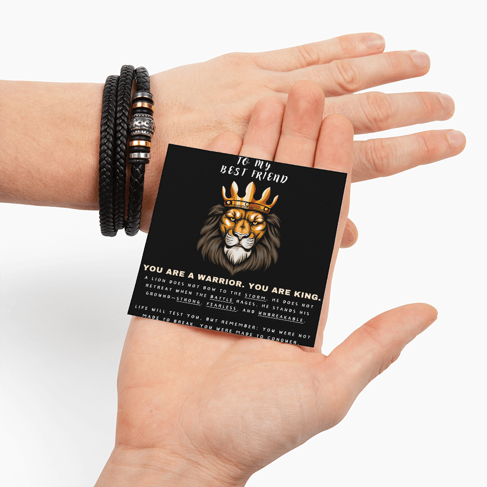 You Are A Warrior, You Are King - Love You Forever Bracelet - Glittering Heights
