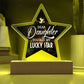 You Are My Lucky Star - Printed Acrylic Star Plaque - Glittering Heights