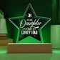 You Are My Lucky Star - Printed Acrylic Star Plaque - Glittering Heights