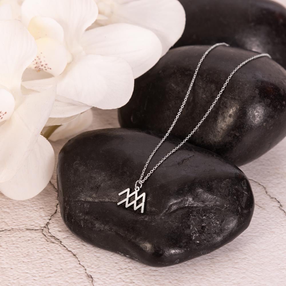 Your Horoscope Necklace - Aquarius - Glittering Heights