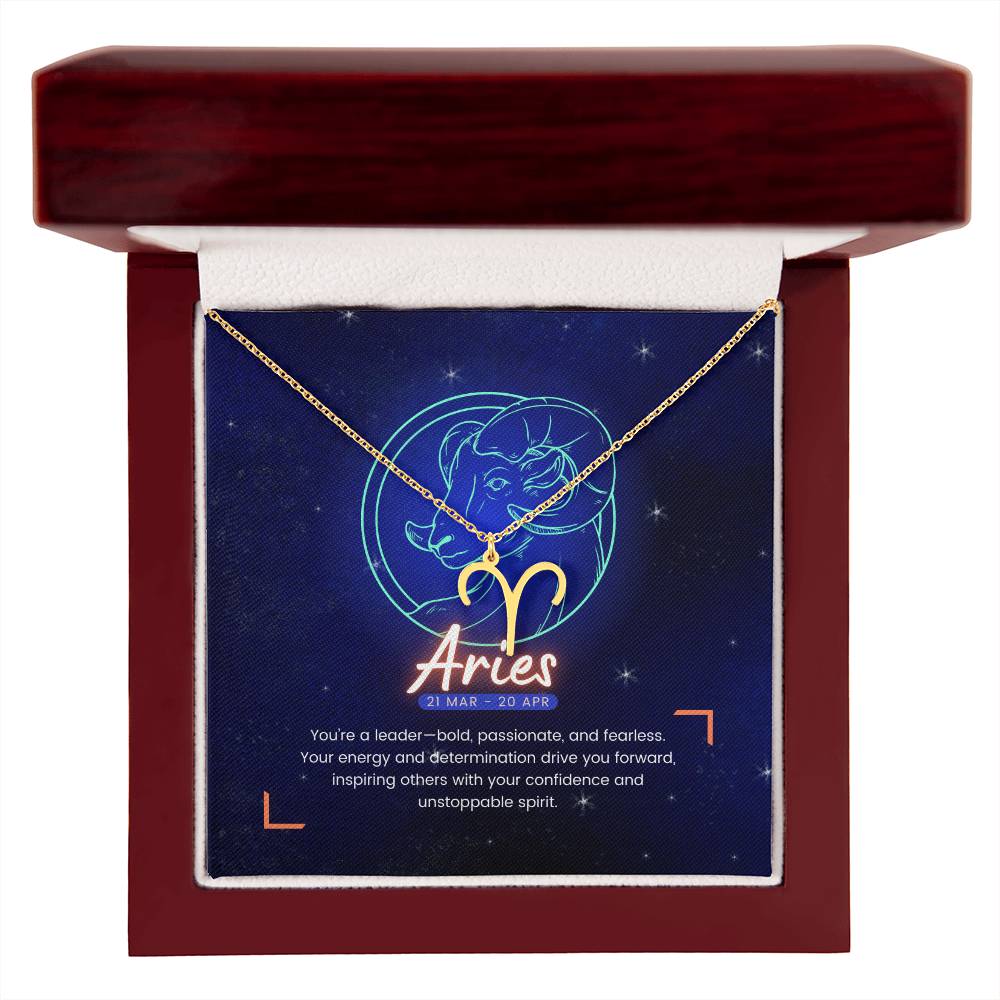 Your Horoscope Necklace - Aries - Glittering Heights