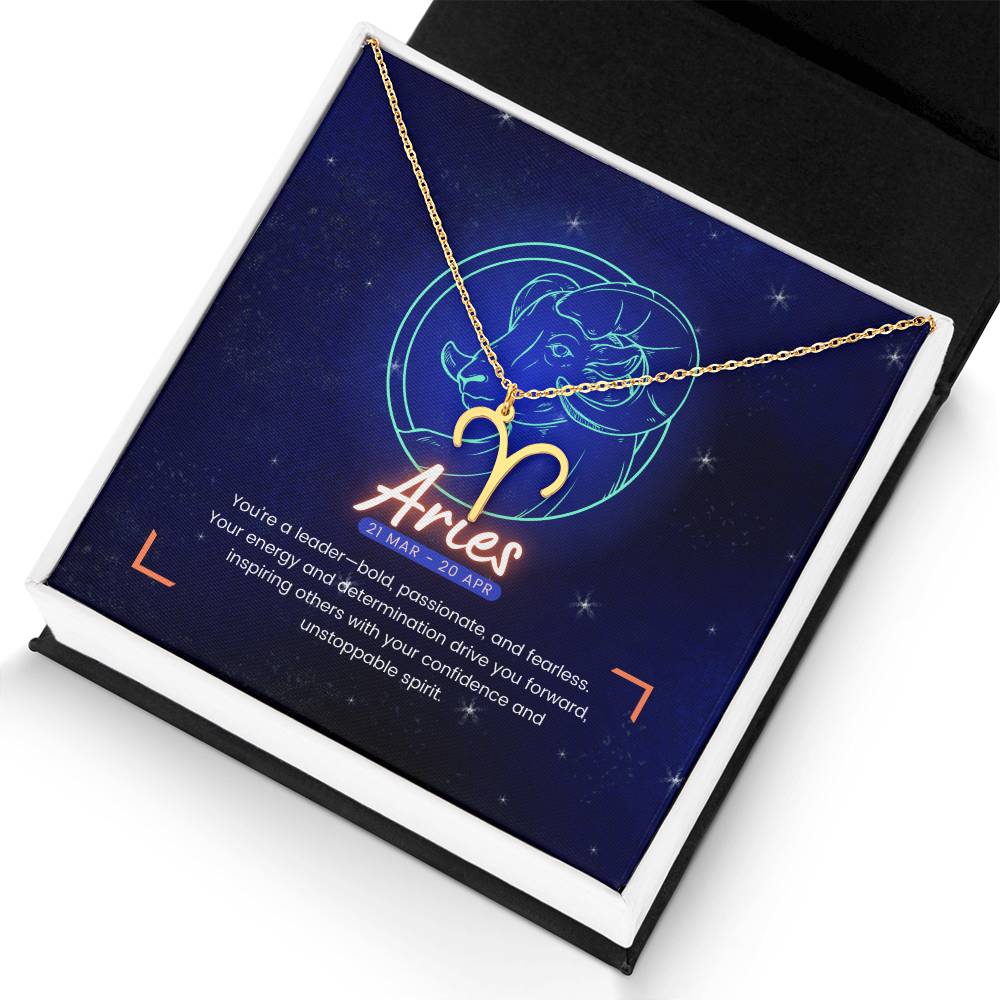 Your Horoscope Necklace - Aries - Glittering Heights