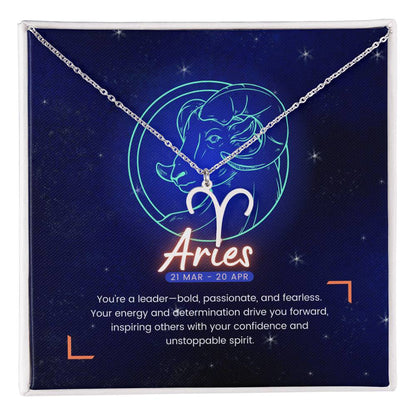 Your Horoscope Necklace - Aries - Glittering Heights