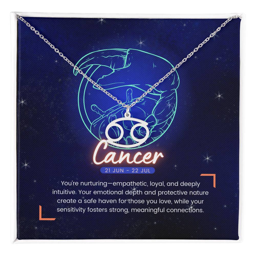 Your Horoscope Necklace - Cancer - Glittering Heights
