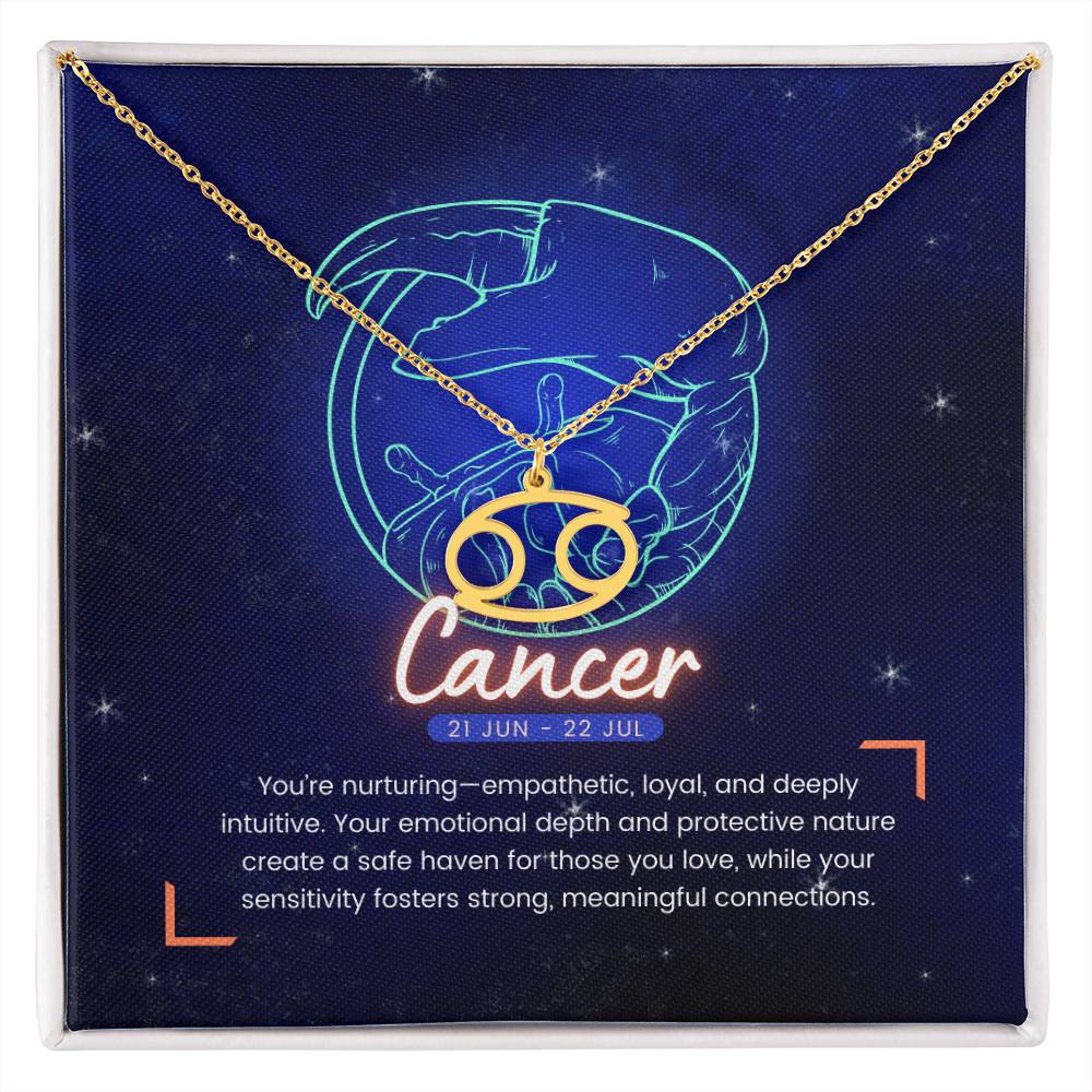 Your Horoscope Necklace - Cancer - Glittering Heights
