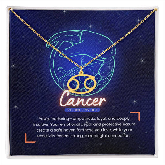 Your Horoscope Necklace - Cancer - Glittering Heights