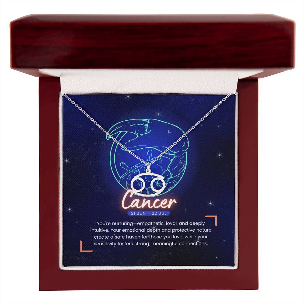 Your Horoscope Necklace - Cancer - Glittering Heights