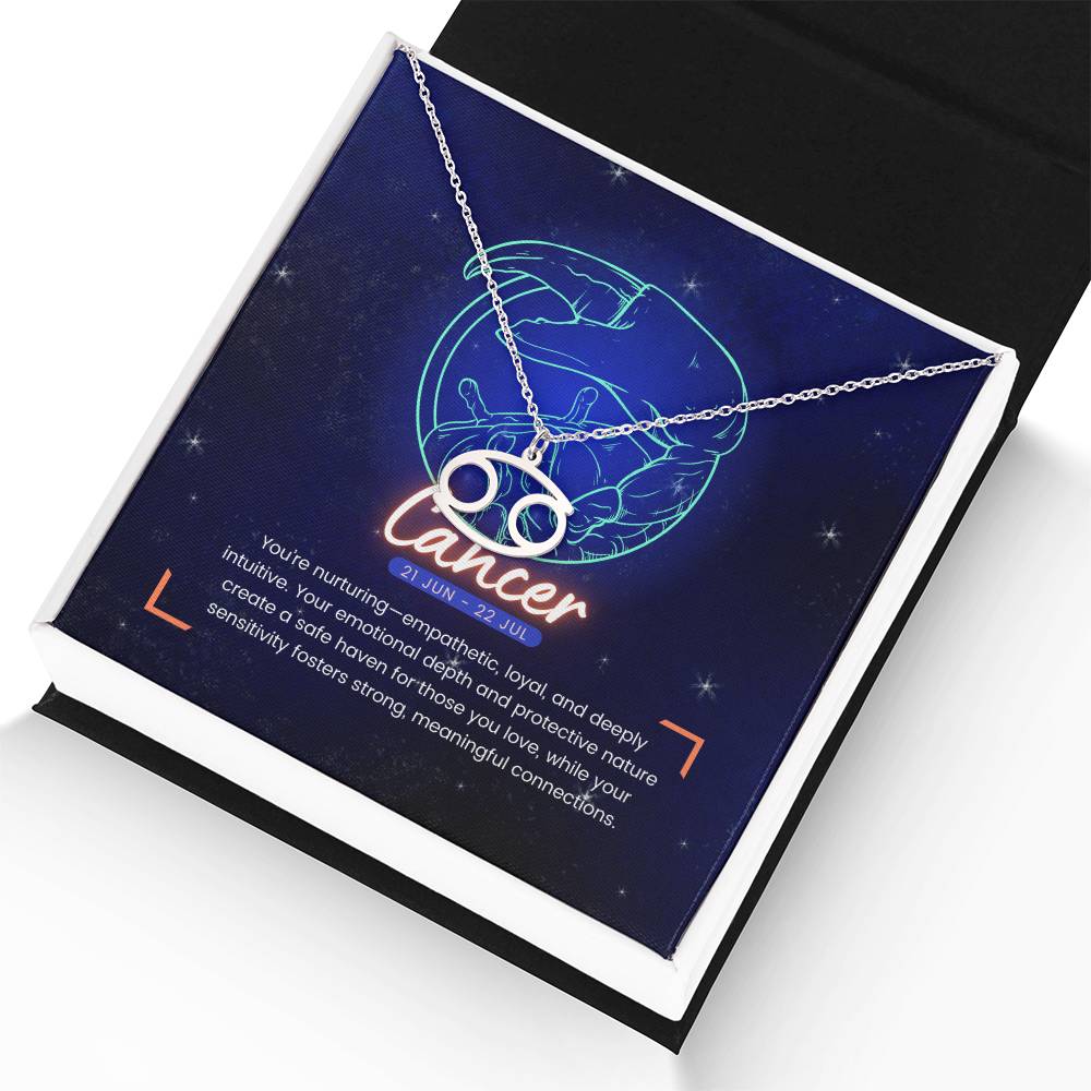 Your Horoscope Necklace - Cancer - Glittering Heights