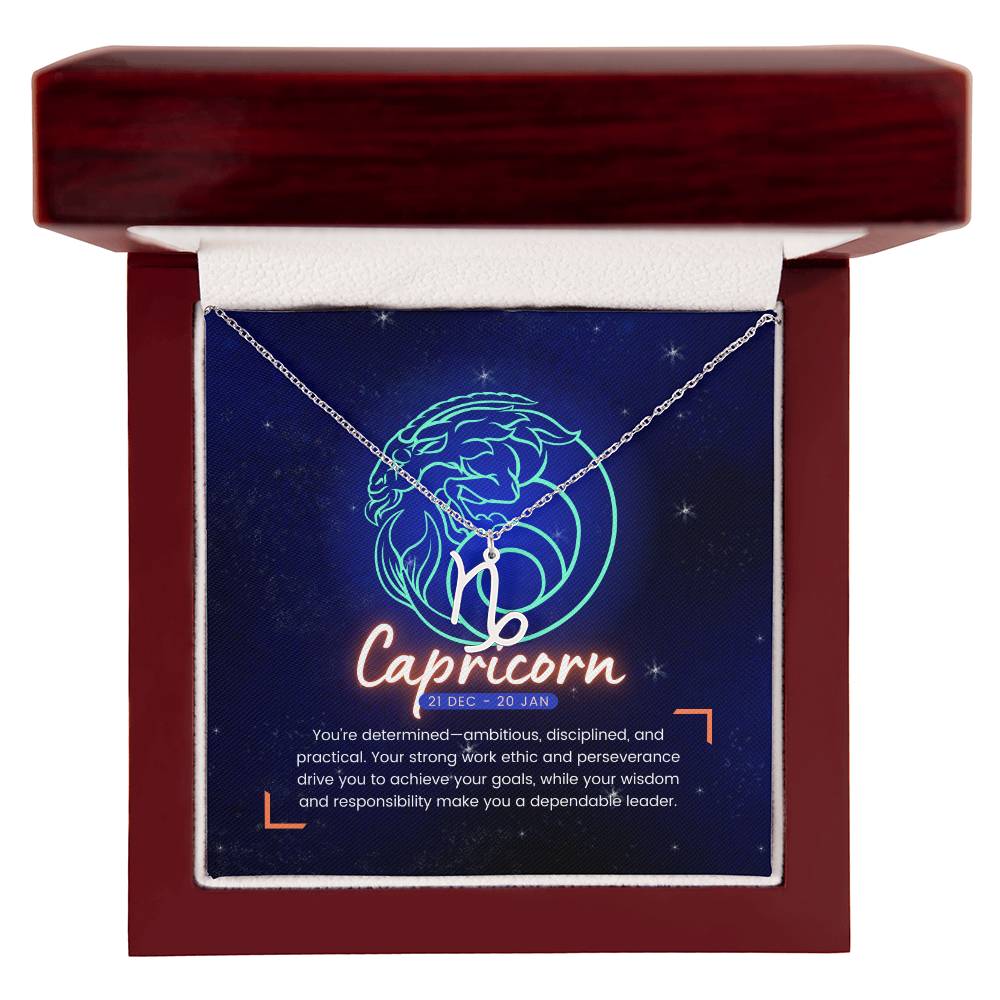 Your Horoscope Necklace - Capricorn - Glittering Heights