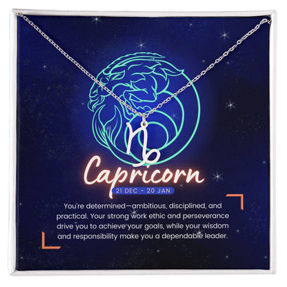 Your Horoscope Necklace - Capricorn - Glittering Heights