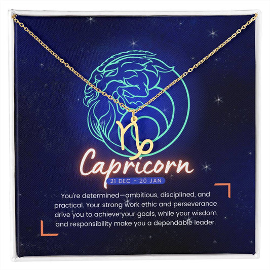 Your Horoscope Necklace - Capricorn - Glittering Heights