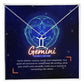 Your Horoscope Necklace - Gemini - Glittering Heights