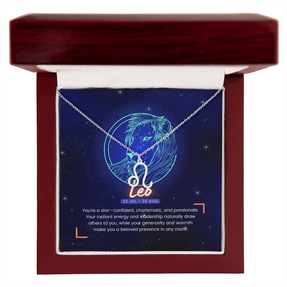 Your Horoscope Necklace - Leo - Glittering Heights