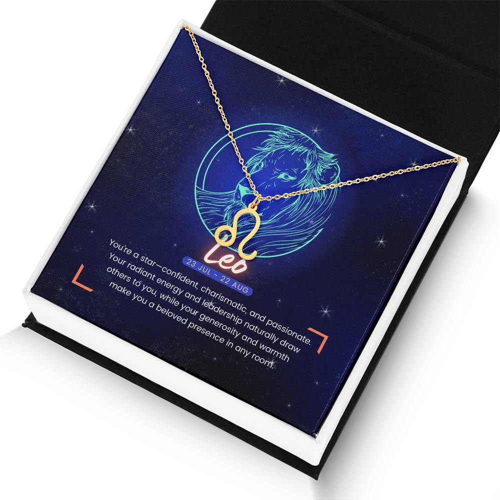 Your Horoscope Necklace - Leo - Glittering Heights